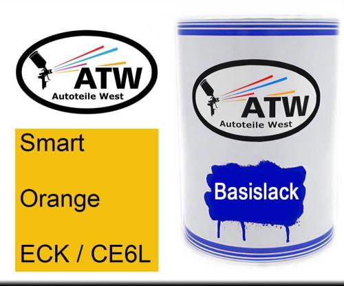 Smart, Orange, ECK / CE6L: 500ml Lackdose, von ATW Autoteile West.